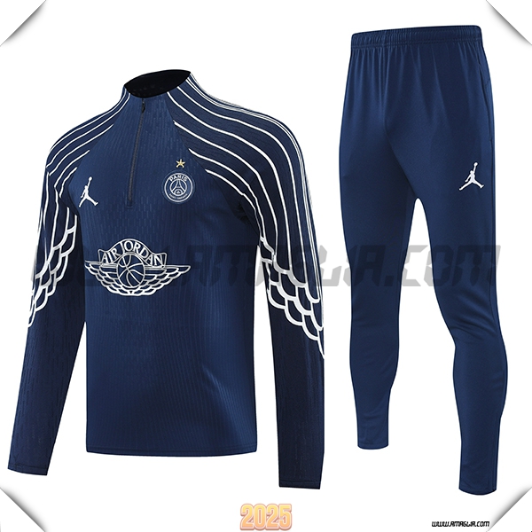 Tuta Calcio PSG Blu Reale 2025 2026 -02