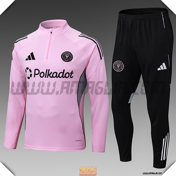 Tuta Calcio Inter Miami CF Bambino Rosa/Nero 2025 2026