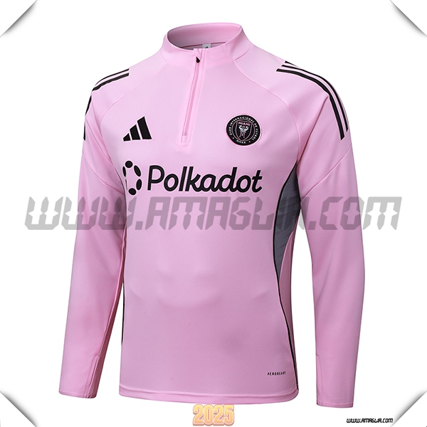 Felpa Allenamento Inter Miami CF Rosa/Nero 2025 2026