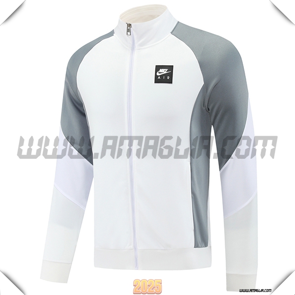 Giacca Calcio Nike Bianco/Grigio 2025 2026