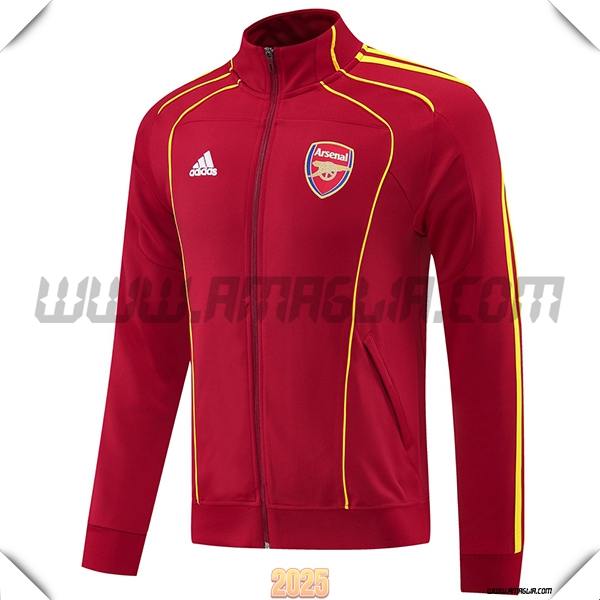 Giacca Calcio Arsenal Rosso/Giallo 2025 2026