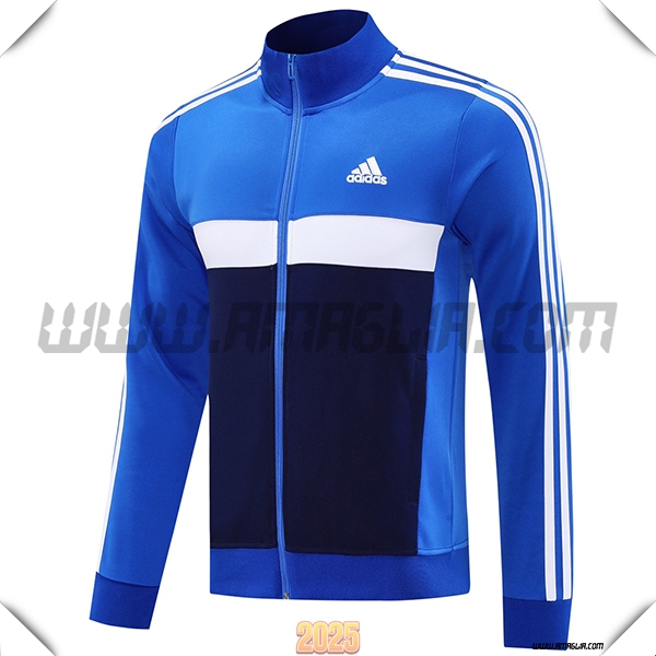 Giacca Calcio Adidas Blu/Bianco 2025 2026 -04