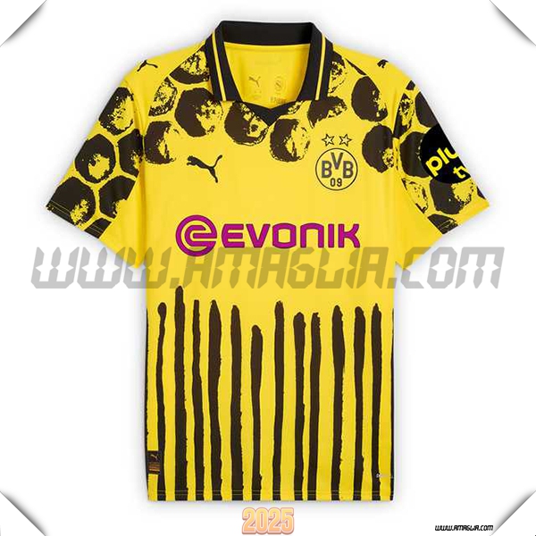 Nuovo Maglia da Dortmund BVB Club World Cup AMARILLO/Negro 2025 2026