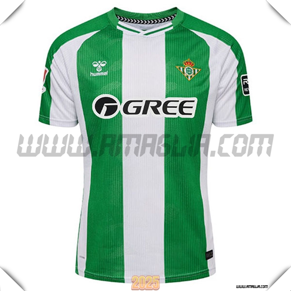 Nuovo Maglia da Real Betis Prima 2025 2026 Verde/Bianco