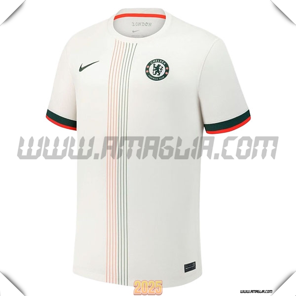 Nuovo Maglia da FC Chelsea Seconda 2025 2026 Bianco