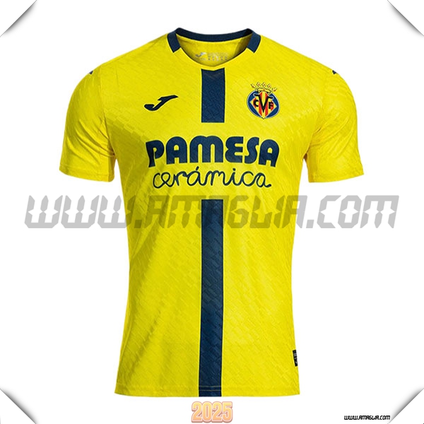 Nuovo Maglia da Villarreal CF Prima 2025 2026 AMARILLO
