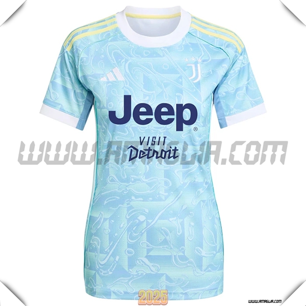 Nuovo Maglia da Juventus Donne Seconda Blu Cielo 2025 2026
