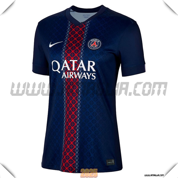 Nuovo Maglia da PSG Donne Prima Blu Reale 2025 2026