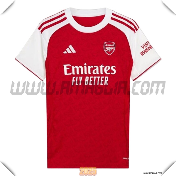 Nuovo Maglia da Arsenal Donne Prima Rosso/Bianco 2025 2026