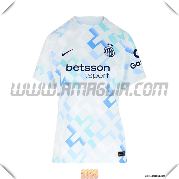 Nuovo Maglia da Inter Milan Donne Seconda Bianco 2025 2026