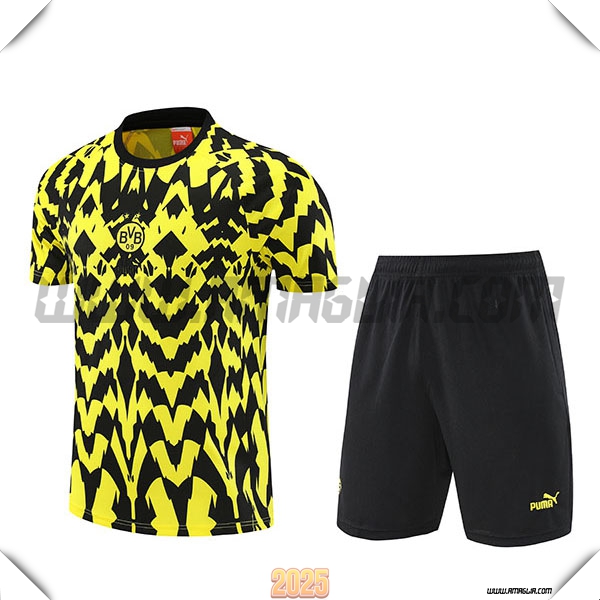 Kit Maglia Allenamento Dortmund Nero/Giallo 2025 2026 -03