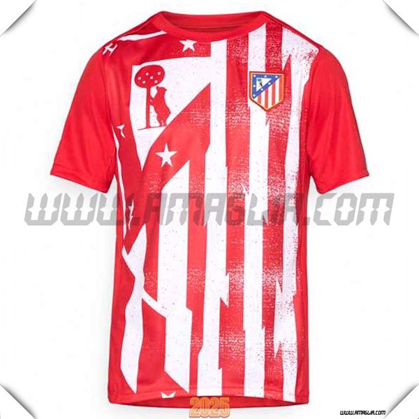 T Shirt Allenamento Atletico Madrid Rosso/Bianco 2025 2026