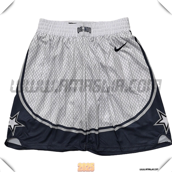 Pantaloncini NBA Orlando Magic 2025/26 Bianco/Nero -02