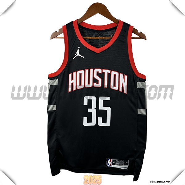 Maglia Houston Rockets (DURANT #35) 2025/26 Nero/Rosso