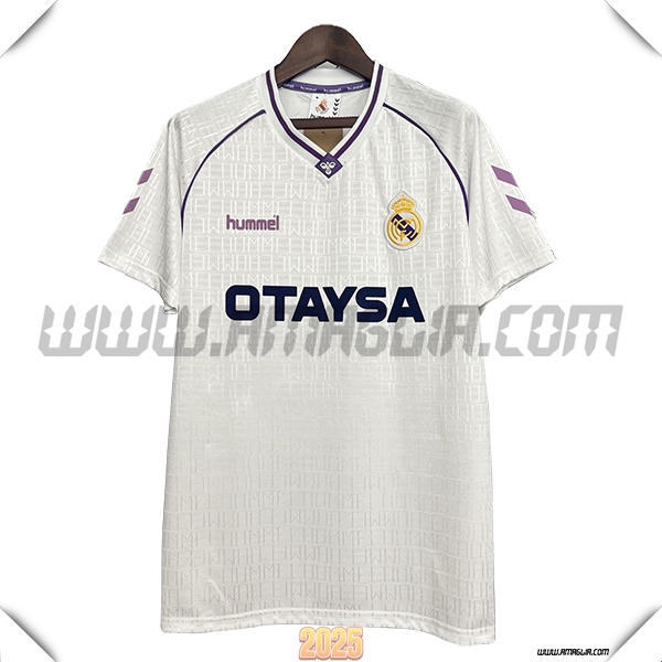 Prima Maglia Retro Real Madrid 1990/1992 Bianco