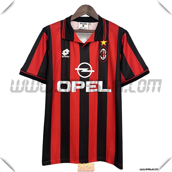 Prima Maglia Retro AC Milan 1997/1998 Rosso/Nero