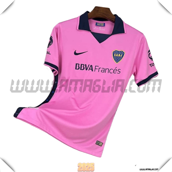 Seconda Maglia Retro Boca Juniors 2013/2014 Rosa