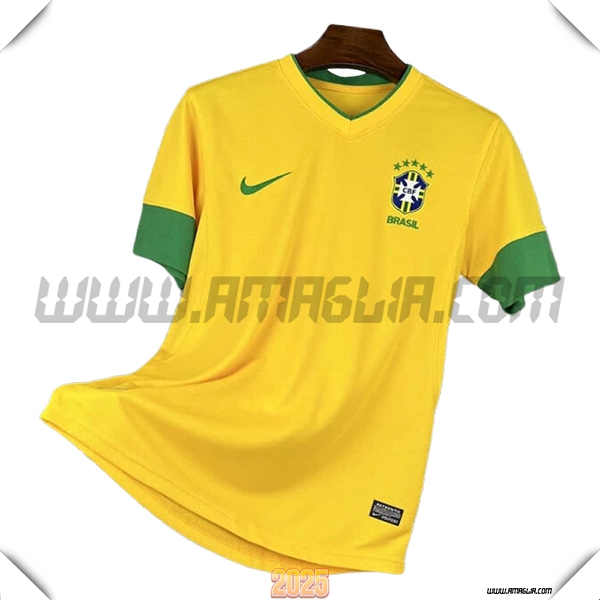 Prima Maglia Retro Brasile 2012/2013 GIALLO