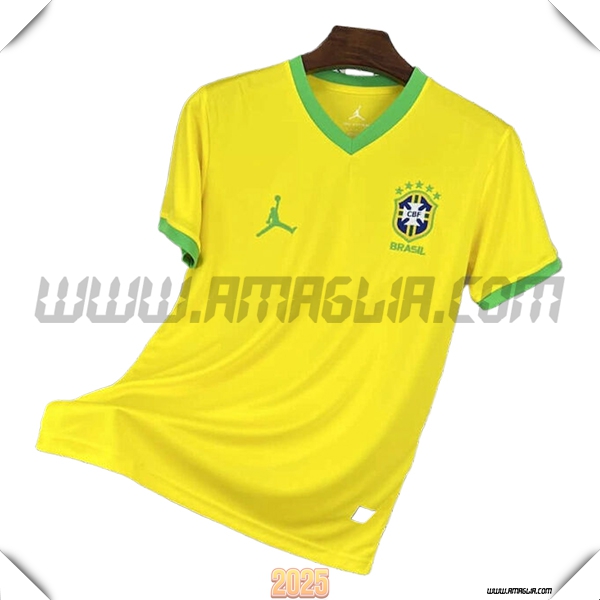 Maglia Squadra Brasile Jordan Edizione Speciale GIALLO 2025 2026