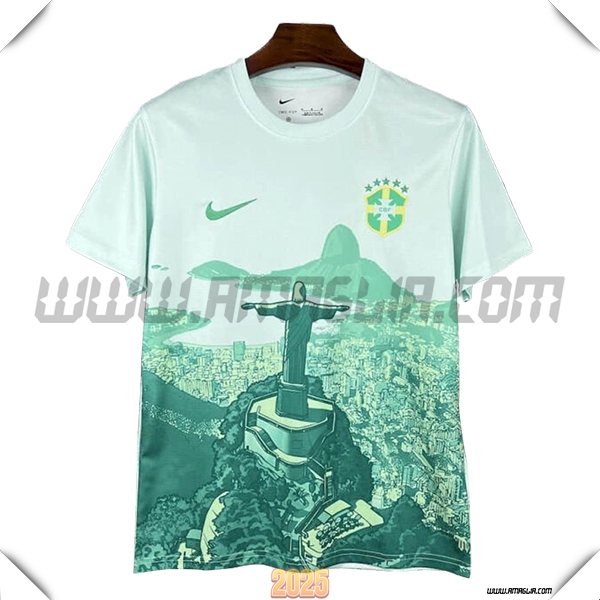 Maglia Squadra Brasile Edizione Speciale Verde 2025 2026