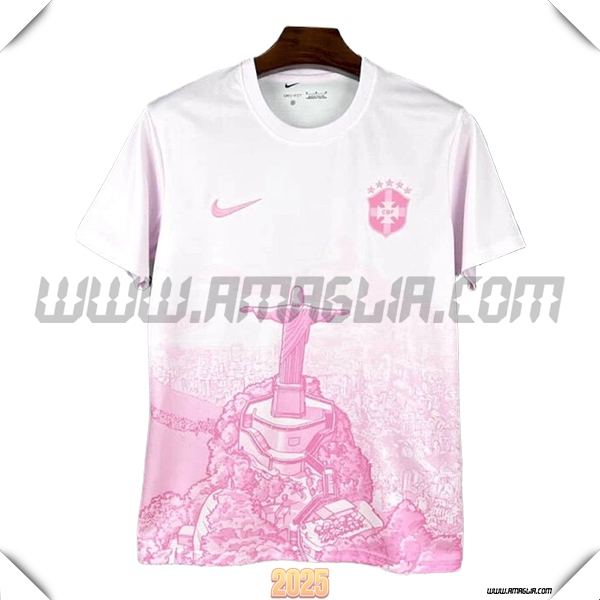 Maglia Squadra Brasile Edizione Speciale Rosa 2025 2026