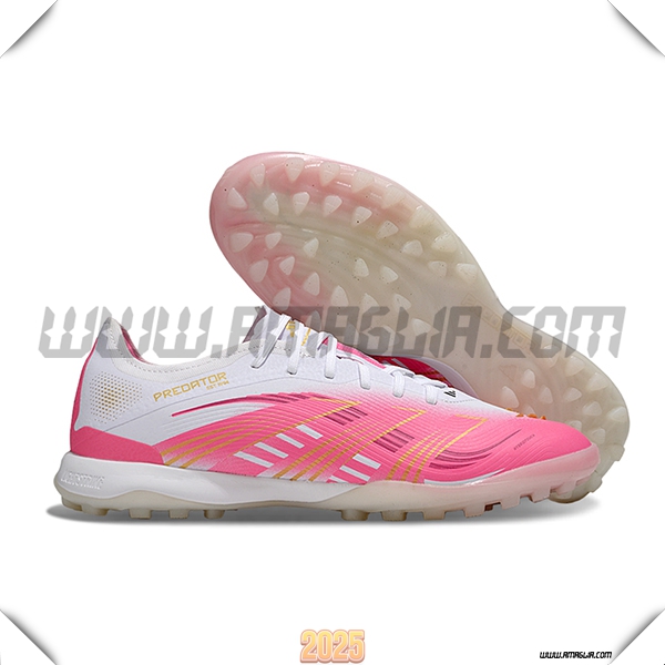 Adidas Scarpe Da Calcio PREDATOR 25 ELITE TF BOOTS Rosa/Bianco