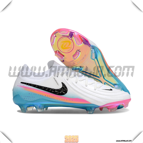 Nike Scarpe Da Calcio Phantom Luna Elite NU FG Bianco/Nero/Rosa/Blu