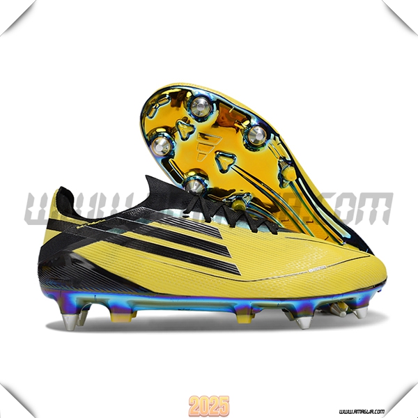 Adidas Scarpe Da Calcio F50 Elite SG Giallo/Nero -02