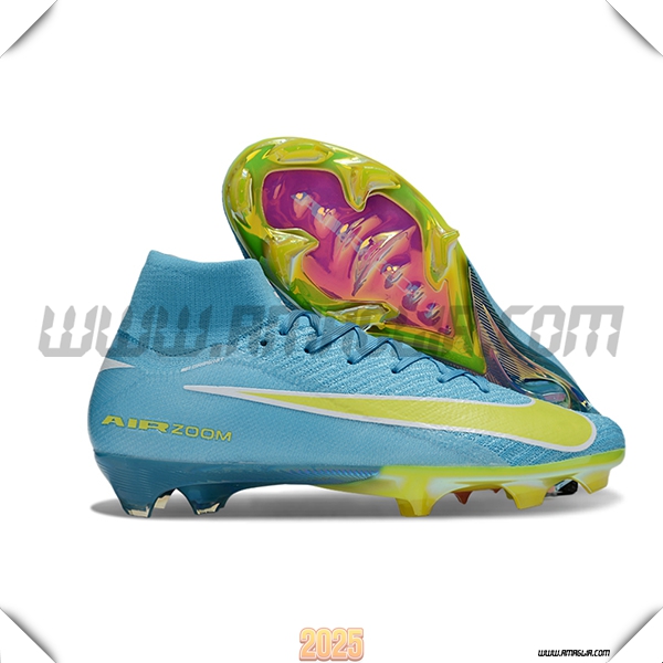 Nike Scarpe Da Calcio Air Zoom Mercurial Superfly IIX Elite FG Blu/Verde