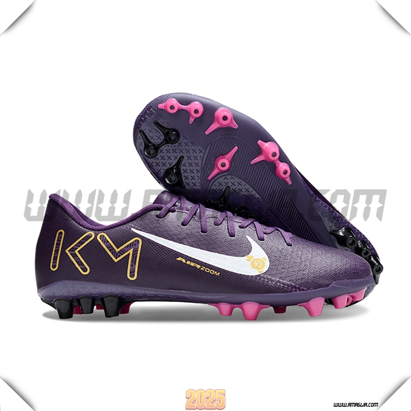 Nike Scarpe Da Calcio AIR ZOOM MERCURIAL VAPOR XVI ACADEMY X MBAPPE AG viola/Bianco
