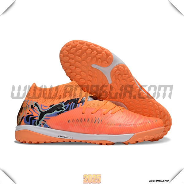 PUMA Scarpe Da Calcio FUTURE 8 ULTIMATE TF Arancia/Nero
