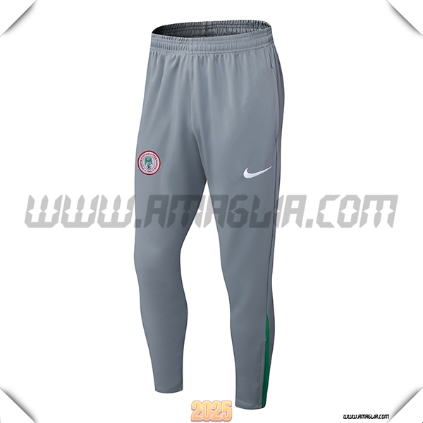 Pantaloni Da Allenamento Nigeria Grigio/Verde 2025 2026