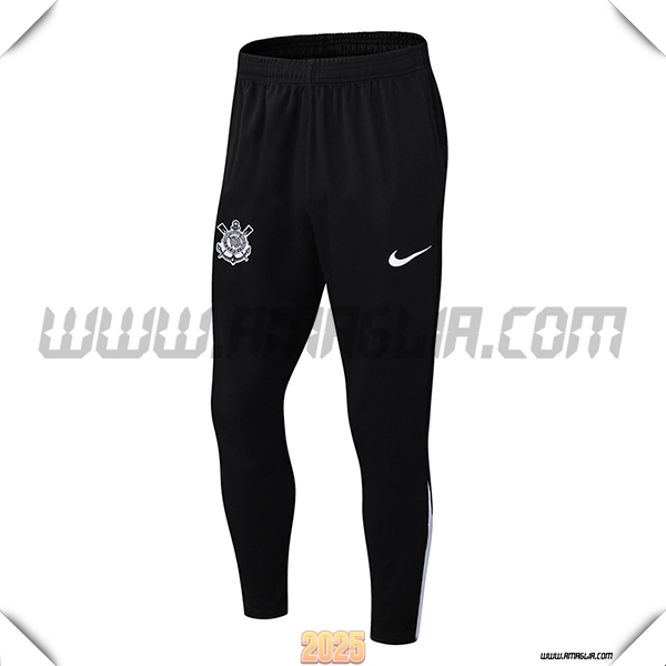 Pantaloni Da Allenamento Corinthians Nero 2025 2026