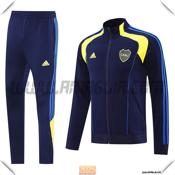 Tuta Calcio Giacca Boca Juniors Blu/Giallo 2025 2026