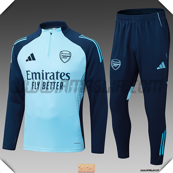 Tuta Calcio Arsenal Bambino Blu 2025 2026