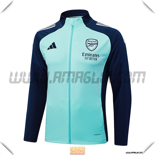 Giacca Calcio Arsenal Verde/Blu 2025 2026