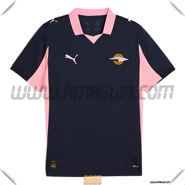 Nuovo Maglia da Palermo Seconda 2025 2026 Nero/Rosa