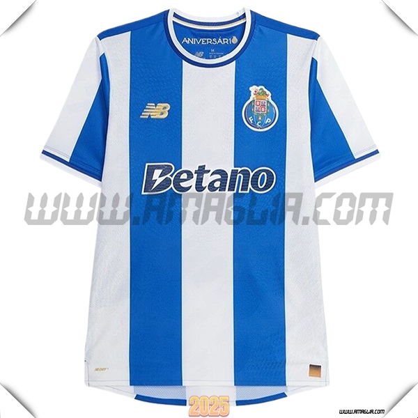 Nuovo Maglia da FC Porto Prima 2025 2026 Bianco/Blu