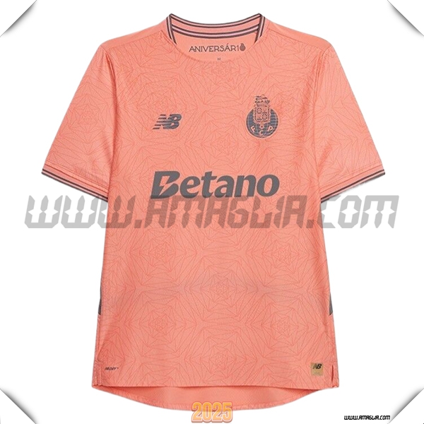 Nuovo Maglia da FC Porto Seconda 2025 2026 Rosso Chiaro