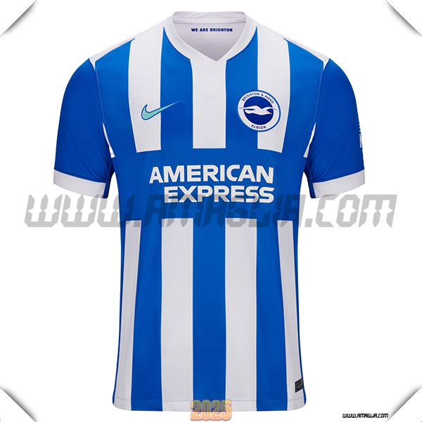 Nuovo Maglia da Brighton Prima 2025 2026 Bianco/Blu