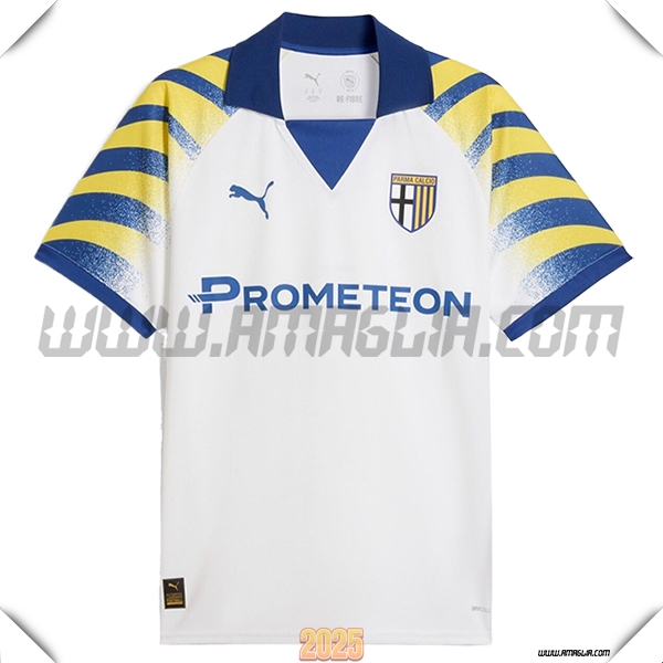 Nuovo Maglia da Parma Calcio Terzo 2025 2026 Bianco