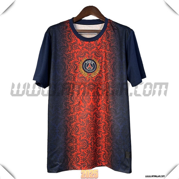 Maglia Calcio Paris PSG Edizione Speciale Rosso/Blu 2025 2026
