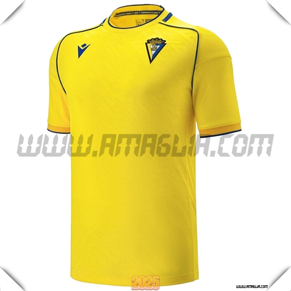 Nuovo Maglia da Cadiz CF Prima 2025 2026 GIALLO