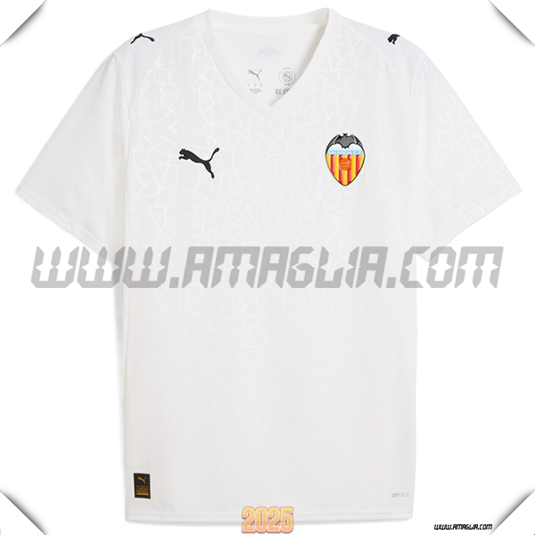 Nuovo Maglia da Valencia CF Terzo 2025 2026 Bianco