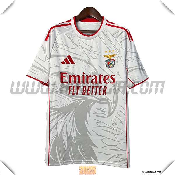 Maglia Calcio Benfica Edizione Speciale Bianco 2025 2026