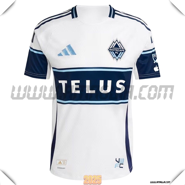 Nuovo Maglia da Vancouver Whitecaps Prima 2025 2026 Bianco
