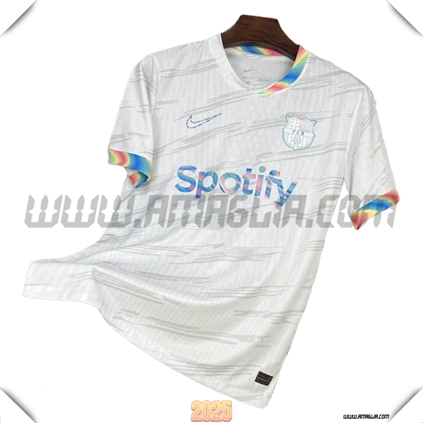 Maglia Calcio FC Barcellona Edizione Speciale Bianco 2025 2026
