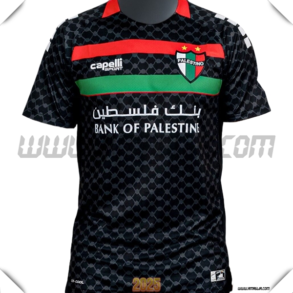 Nuovo Maglia da Palestino Seconda 2025 2026 Nero