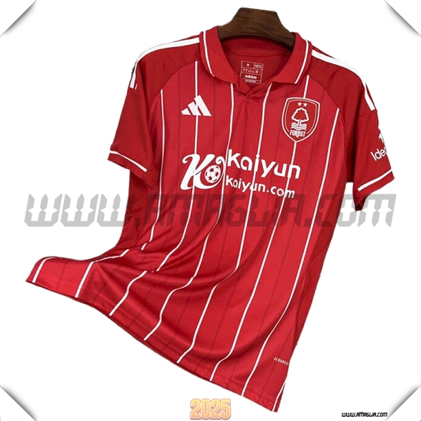 Prima Maglia Calcio Nottingham Forest 2025 2026 Rosso