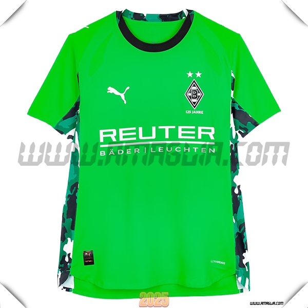 Nuovo Maglia da Borussia Mönchengladbach Seconda 2024/2025 Verde
